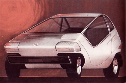 Fiat Citycar, 1972 - Design Sketch